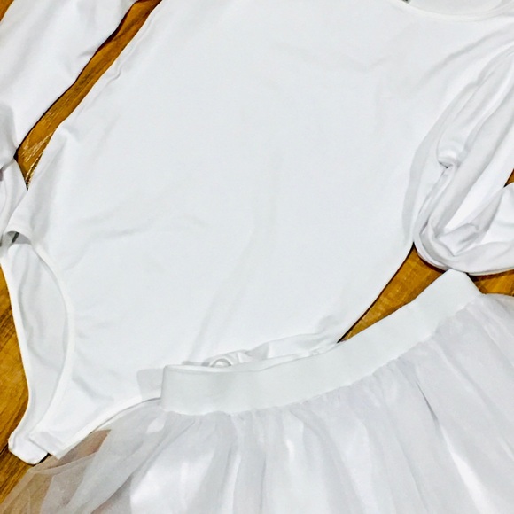Halloween costume ballet dancer skirt tutu white - Picture 3 of 6